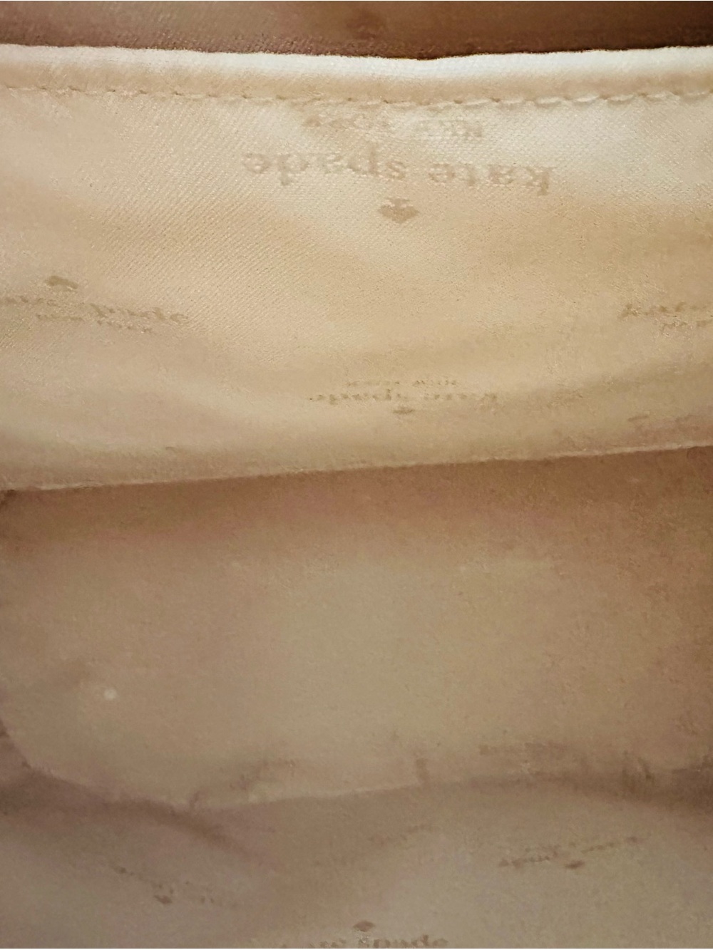 kate spade glitter tote in gold champagne NWOT - Picture 7 of 8